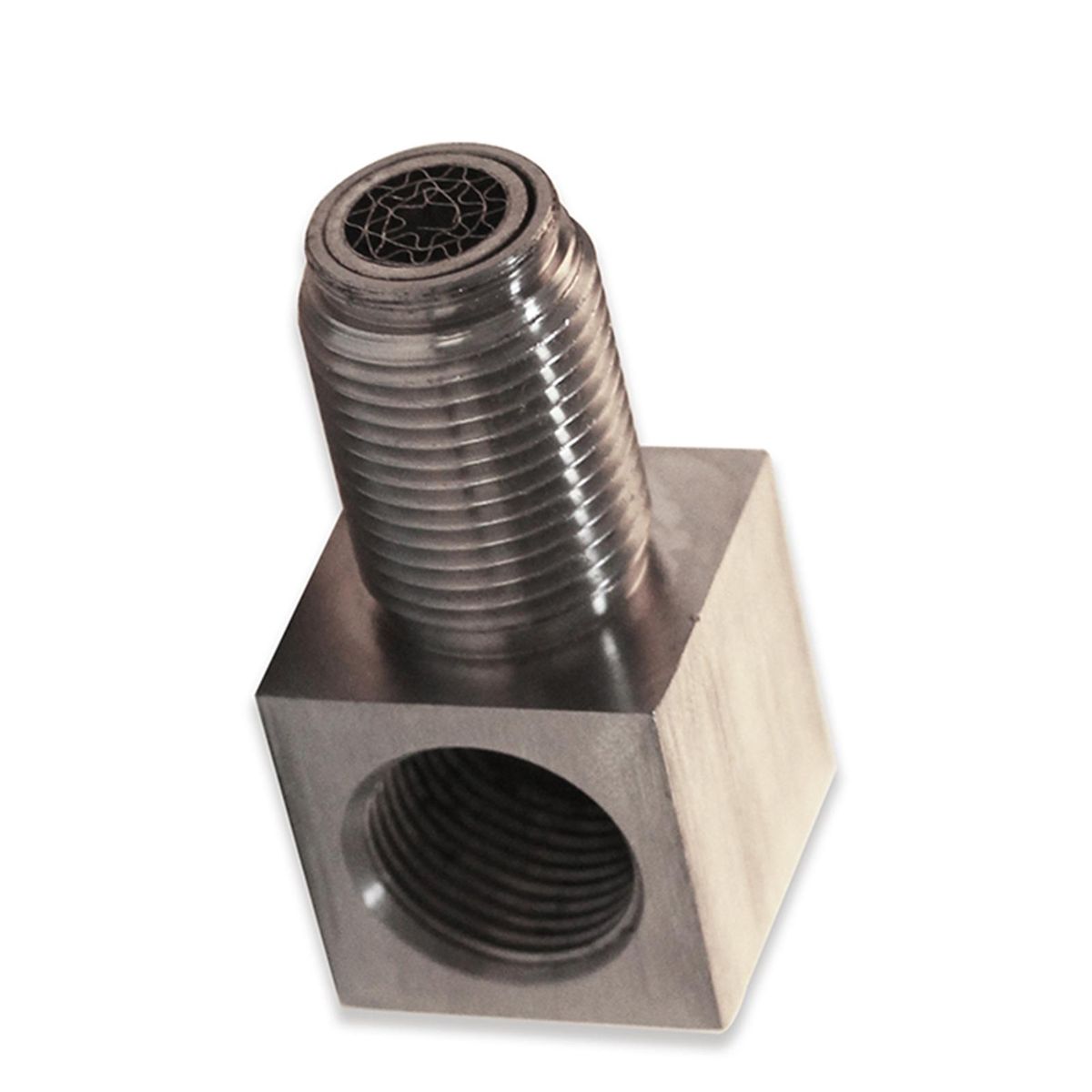 90 Degree O2 Oxygen Sensor Extender Spacer Engine Light Adapter Accessories M18*1.5 Iron Nickel Plating