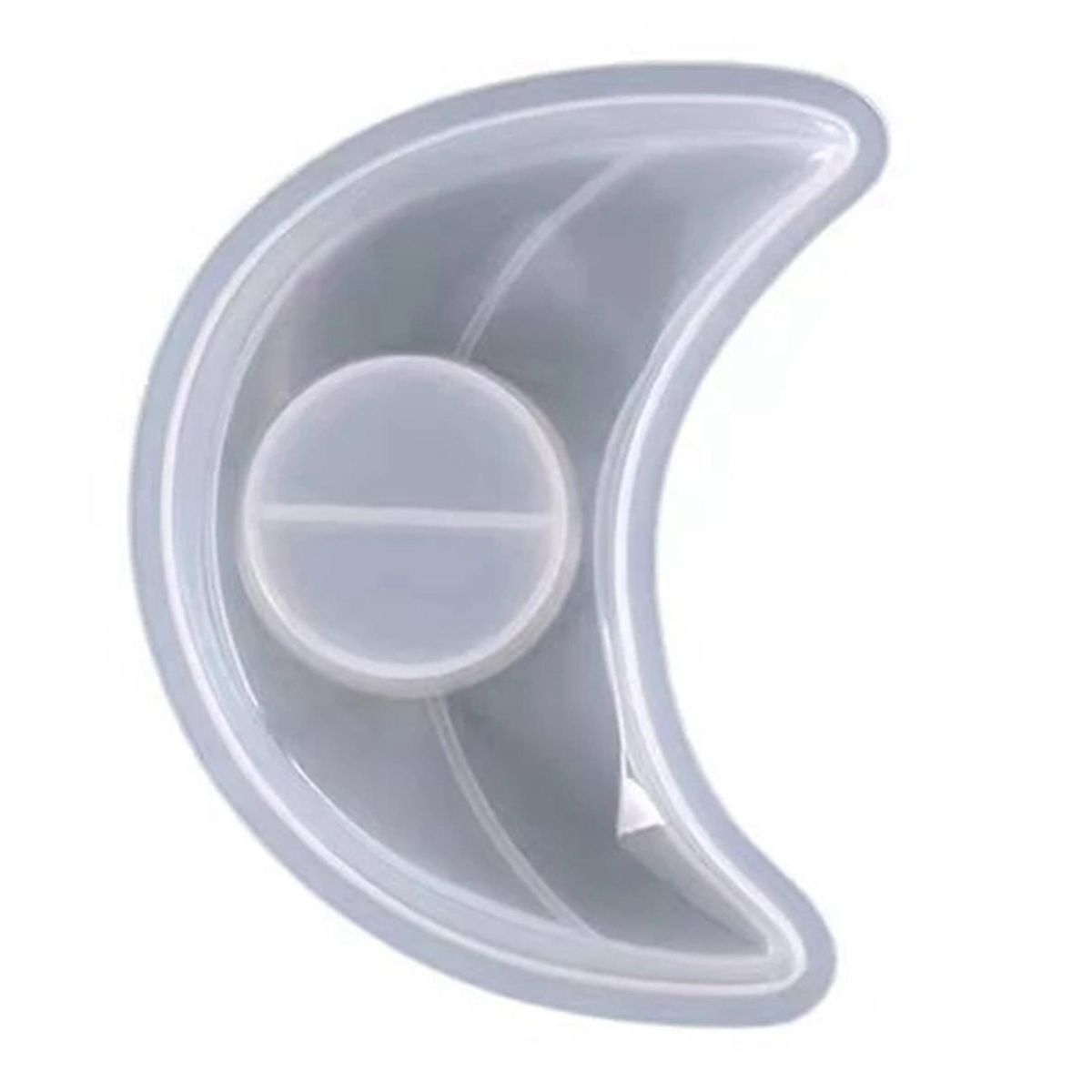 Silicone Candle Holder Storage Mold DIY Moon Crystal Epoxy