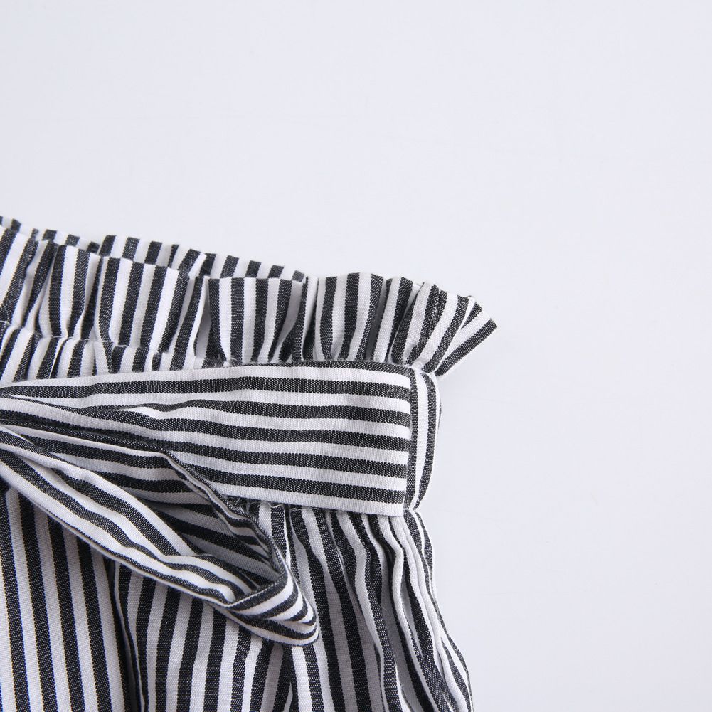 Stripe Girl Pants Kids Cotton Pant Soft Trousers For Girls