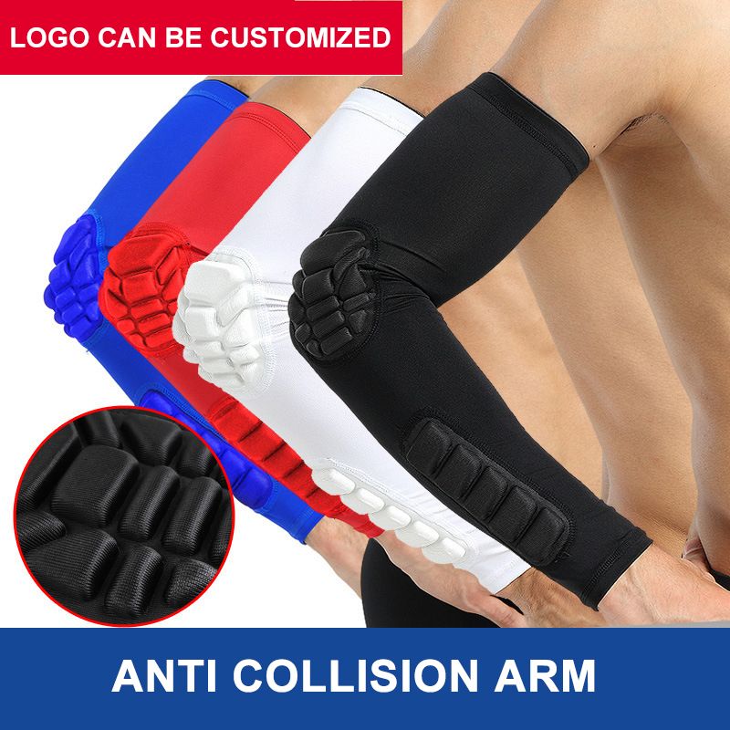 Support 1pc Elbow Sleeve FISHTAIL WHITE Arm Basketball Arm