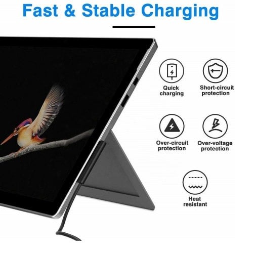 Designed Professionally To Charge For Microsoft Surface Pro 6 - 5 - 4 - 3  -  Surface 3