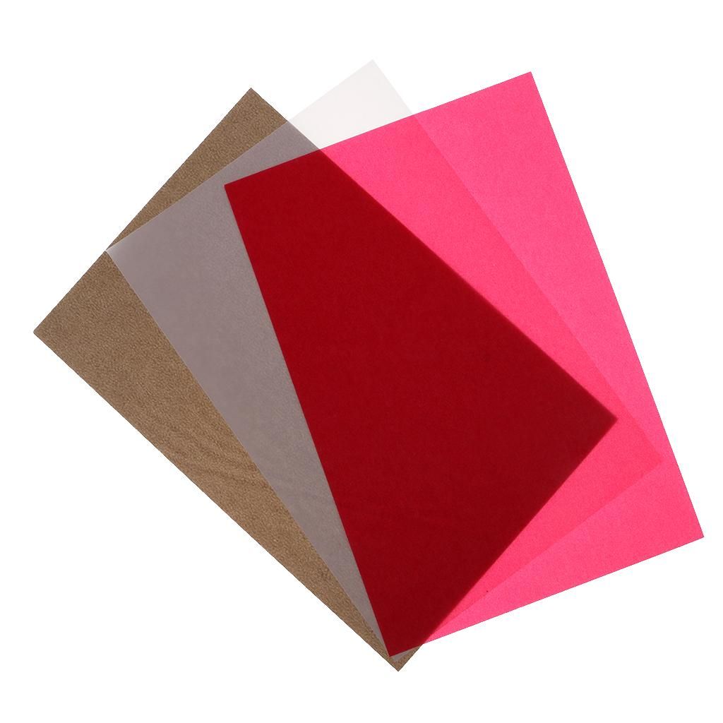 50 Sheets Colorful Translucent  Papers For Scrapbooking Craft 6x4 Inch