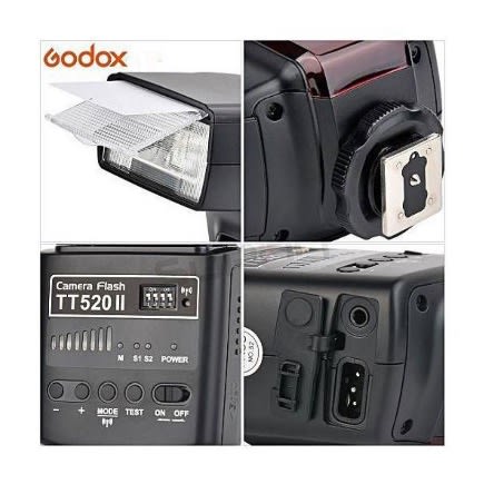 TT520 II Official Premium Camera Flash Speedlite With Trigger -  TT520 II