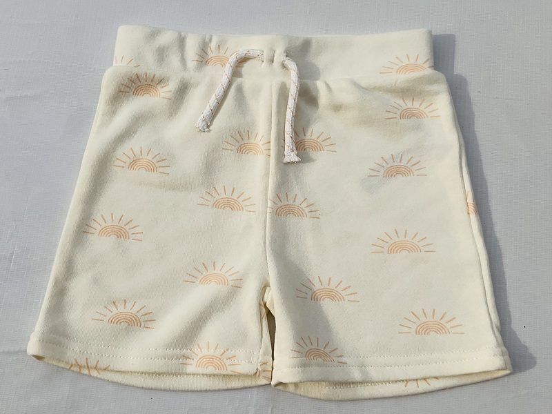 Baby Boys Plain & Patterned Shorts -2 Pieces