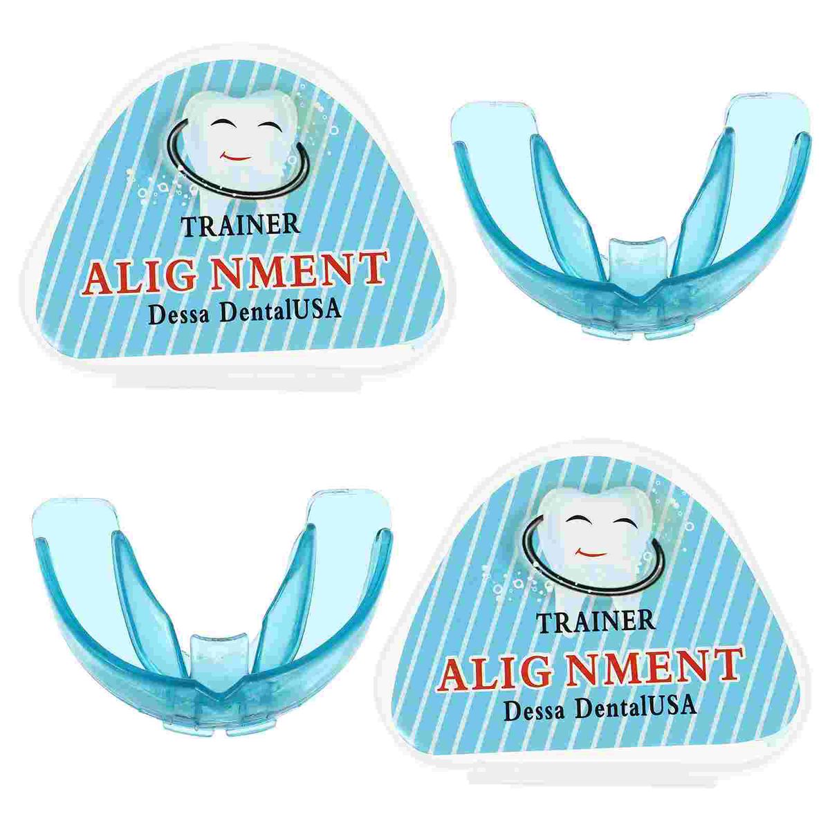 2pcs Durable Comfortable Creative Molar Teeth Set Tooth Corrector Tooth Protector