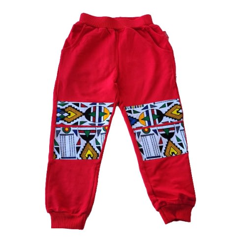 Joggers With Kente Patches