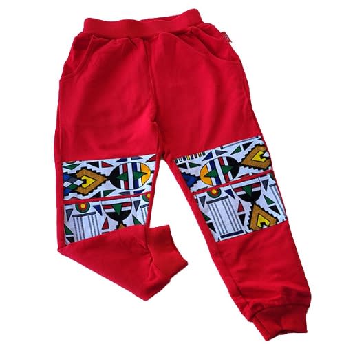 Joggers With Kente Patches