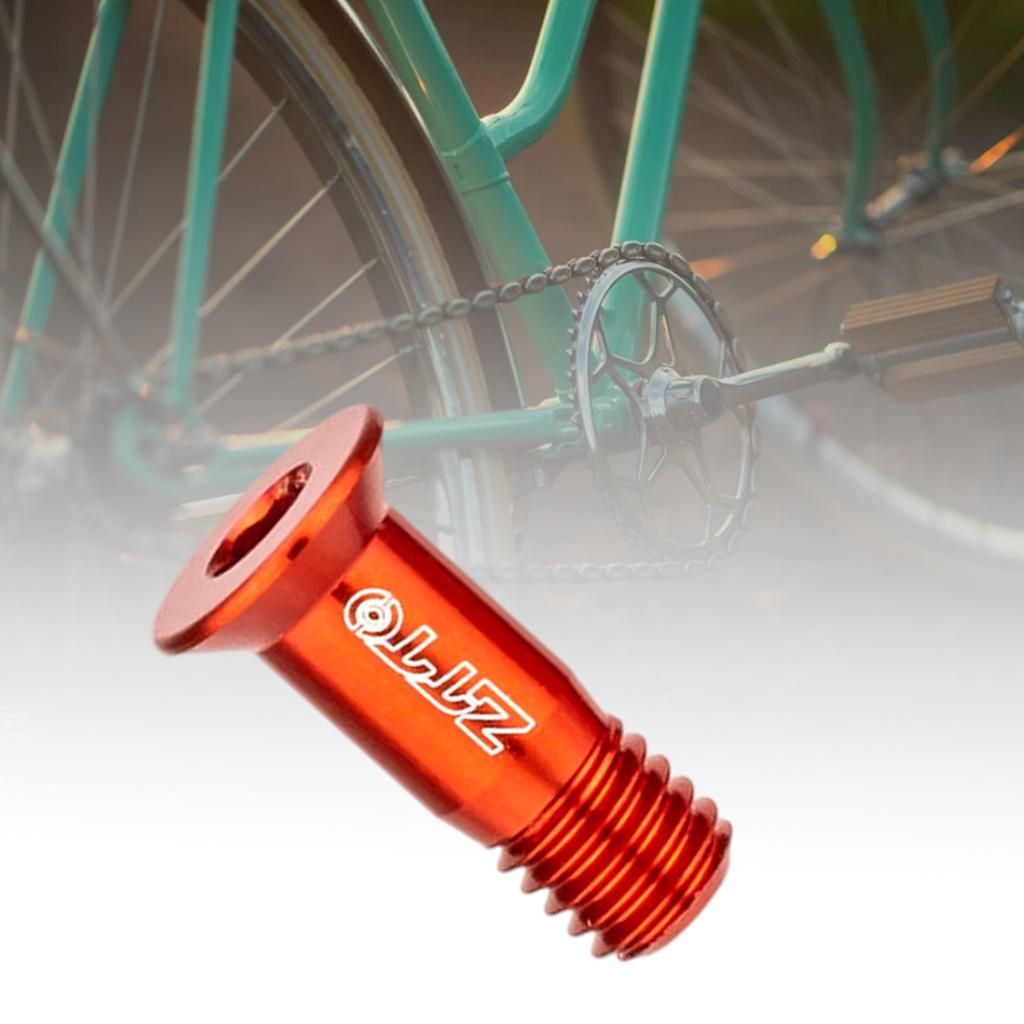 2X  Roller Screw Tension Jockey Wheel Repair  Road Bike Red