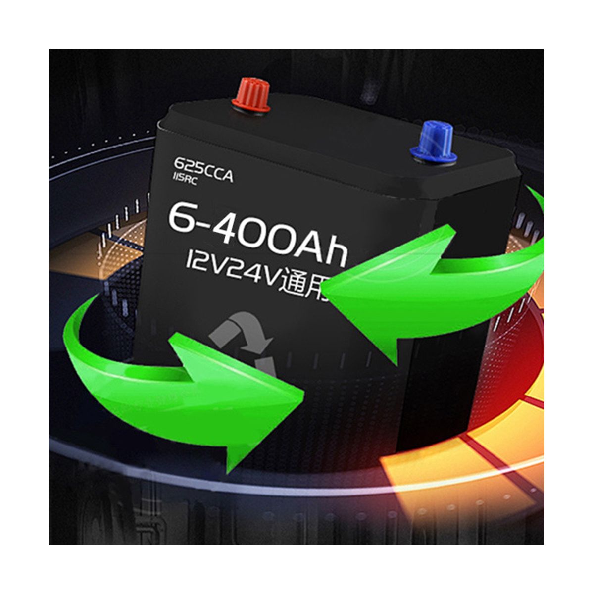 -619H Car Battery Charger 12V24V Automatic -Stop for