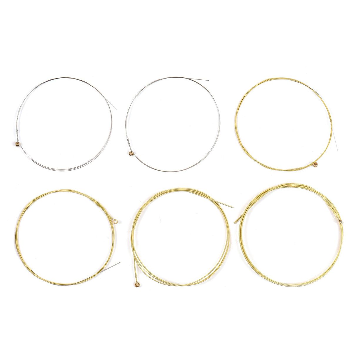 6 PCS Guitar Strings Acoustic Guitar Strings Steel Core Rust Proof Coated String for 6 String Guitar