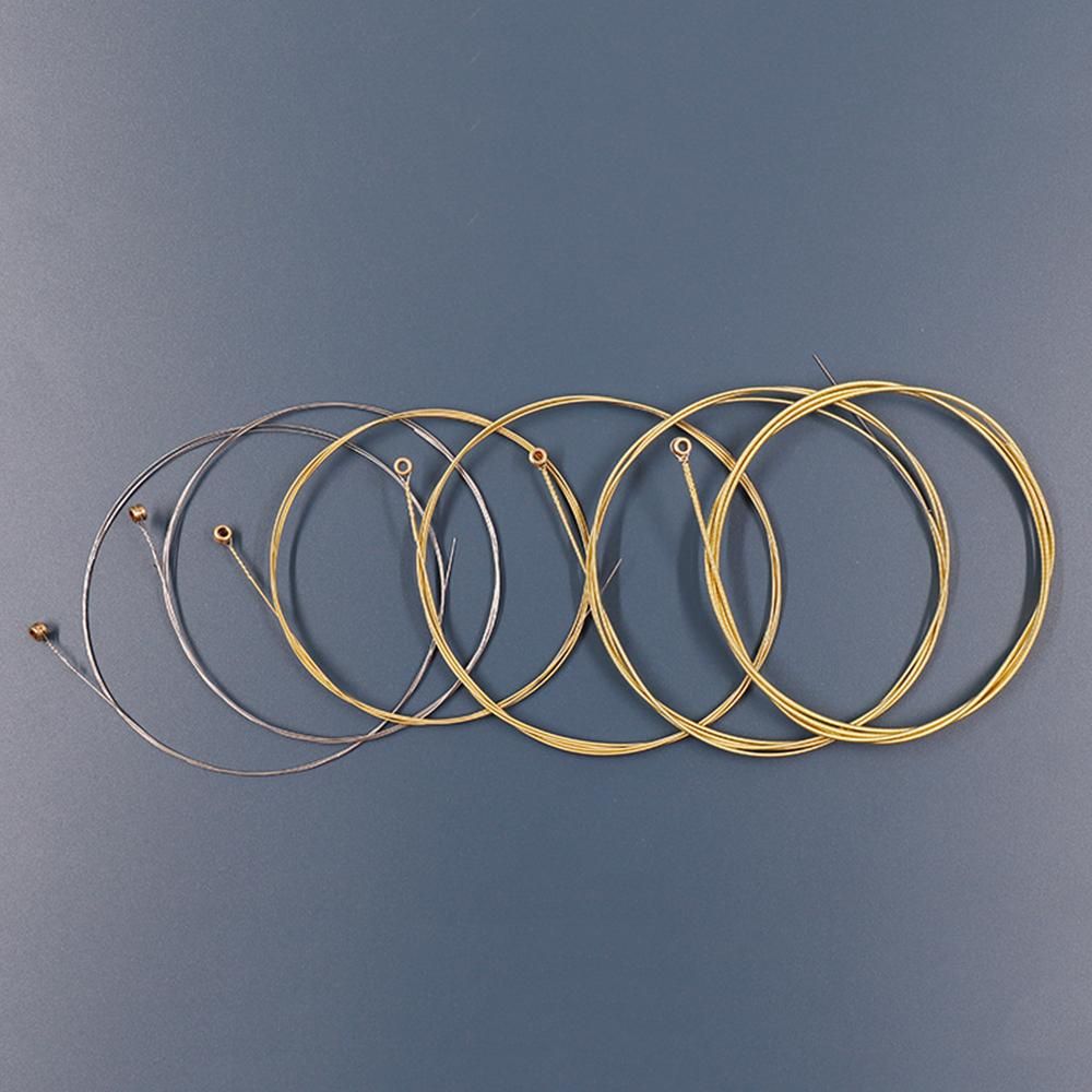 6 PCS Guitar Strings Acoustic Guitar Strings Steel Core Rust Proof Coated String for 6 String Guitar