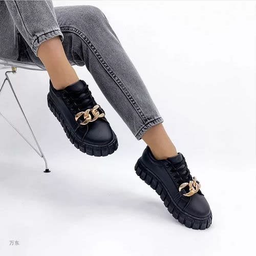 New Female Fashionable Sneakers - Black
