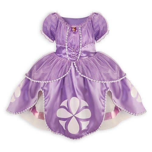 Princess Sofia Dress Costume Badge And Tiara Crown