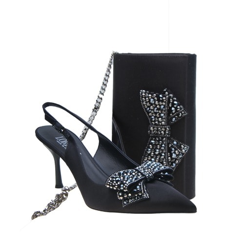 Luxury Black Shoe And Bag