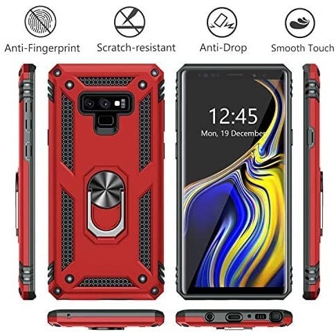 Rugged Shockproof Case For Samsung Galaxy Note 9 - Red