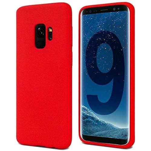 Silcon Back Case For Samsung Galaxy S9  -red