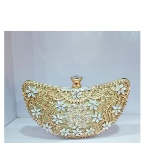 Ladies Clutch Purse - Gold