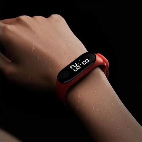 Touch Screen Led Sports Watch - Orange