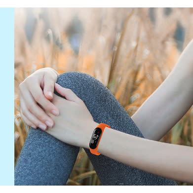 Touch Screen Led Sports Watch - Orange
