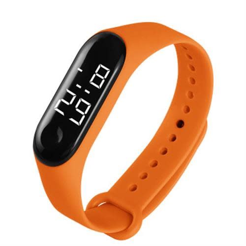 Touch Screen Led Sports Watch - Orange