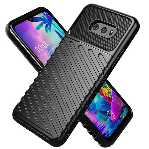 Silicon Case For LG G8x -Black