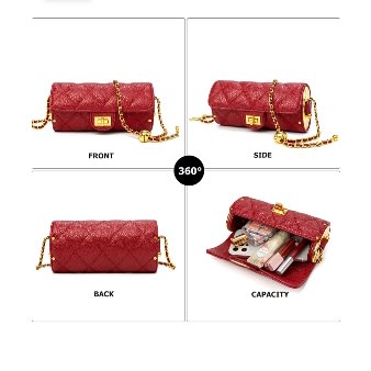 Leather Sausage Design Purse -ed R