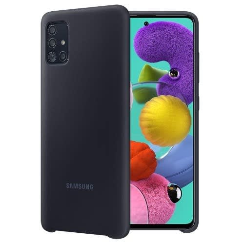 Silicon Case For Samsung Galaxy A71- Black