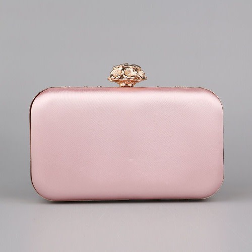 Ladies Rhinestone Clutch - Love Gold