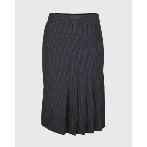 Multipurpose Skirt With Pleat Design - Black