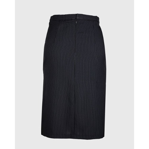 Multipurpose Skirt With Pleat Design - Black
