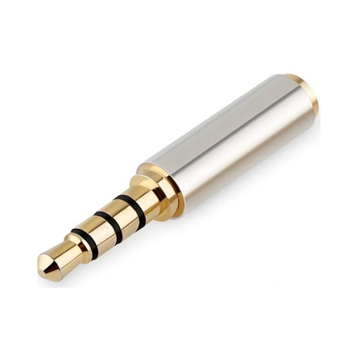 3.5mm Male To 2.5mm Female Stereo Mic Audio Headphone Jack Adapter