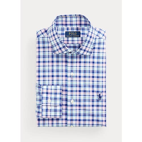 Slim Fit Plaid Poplin Shirt
