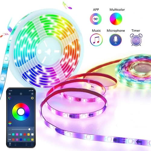 Bluetooth RGB Strip Light - 5 Meter