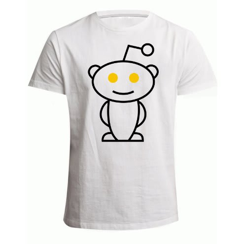 Ufo Print Tshirt - White