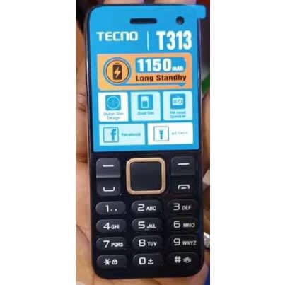 T313 Feature Phone 1.77" - 0.08mp +0.08mp - 1150mAh- Gold