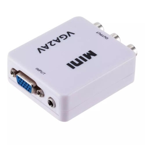 Mini Vga To Rca Converter Adapter Hd Video Converter Box