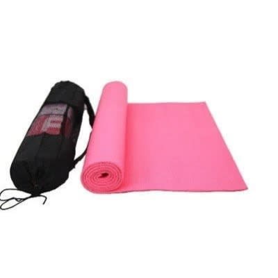 A&s Yoga Mat - Pink + Free Mobile Carrier