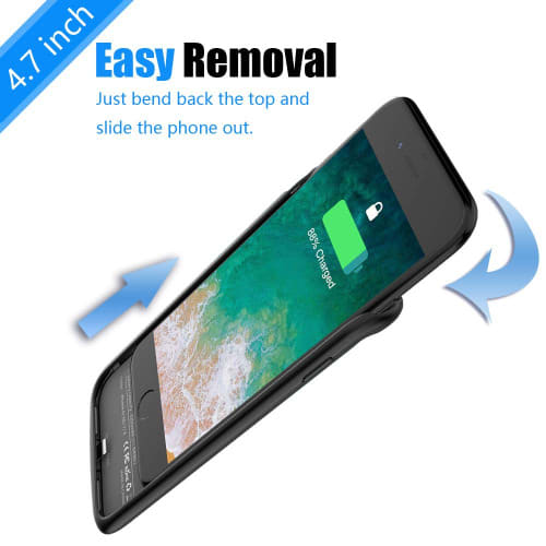 Case For iPhone 6, 6S, 7, 8 - 3200mAh - Slim Rechargeable  Charger