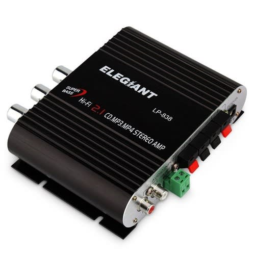 Mini Amplifier Hi-fi Stereo Audio High Efficiency Power Bass - 200W