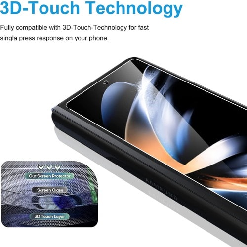 Front Screen Protector Clear Tempered Glass Protector Film For Samsung Galaxy Z Fold 4
