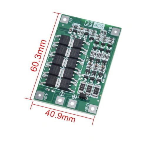 3s 40A Li-ion Lithium Battery BMS Board