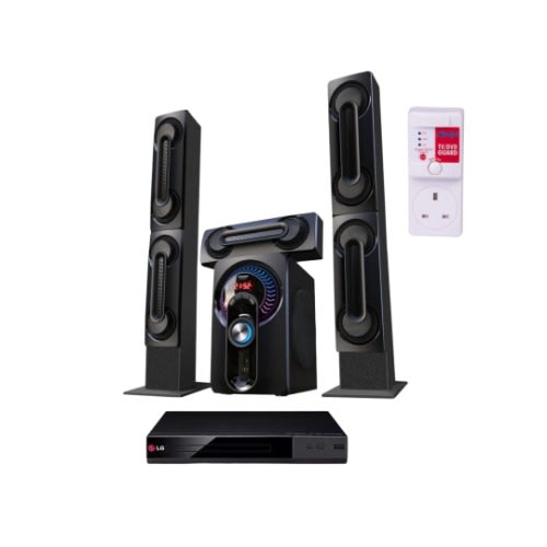 3.1ch Multimedia Home Theater Se-8345t + Dvd Player + Free Power Surge