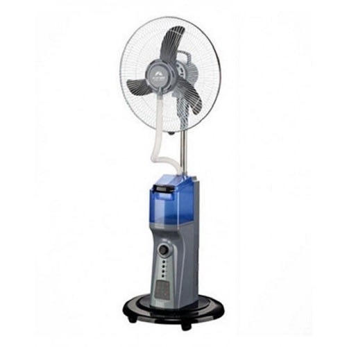 Rechargeable Mist Fan With Remote, Solar Port And Free Usb Cable.