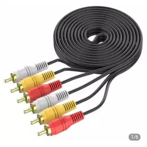 Composite Male To Male Av Cable - 10m - Rca