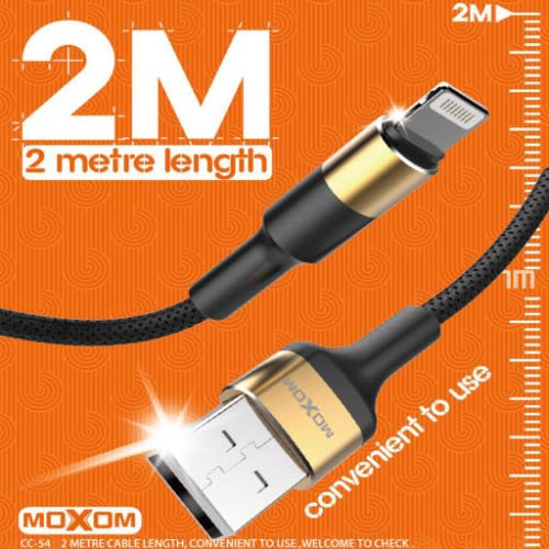 Moxom 2m True Gold Plated Mx-cb64 Lightning Cable