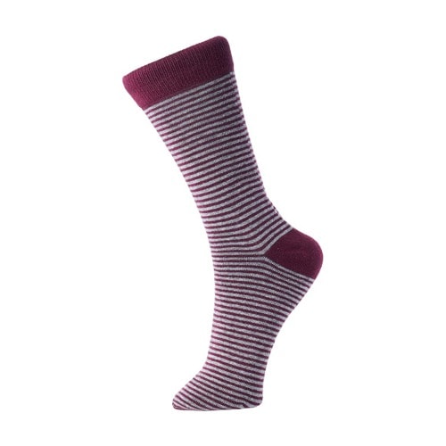 Men's Cotton 6 Pack Dress Socks - Solid Ribbed Argyle Set 228