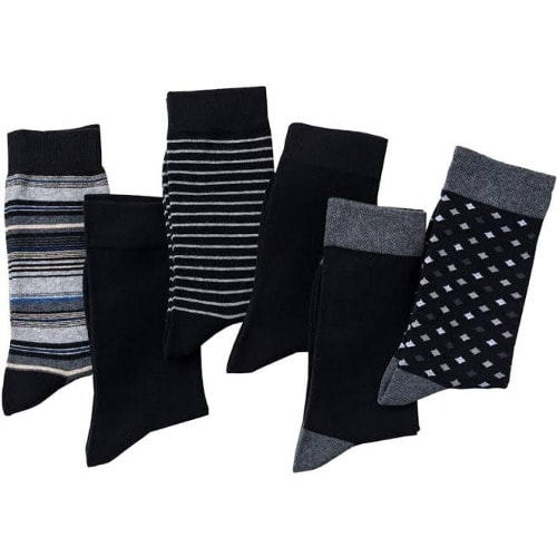 Set Of 6 Men's Socks
