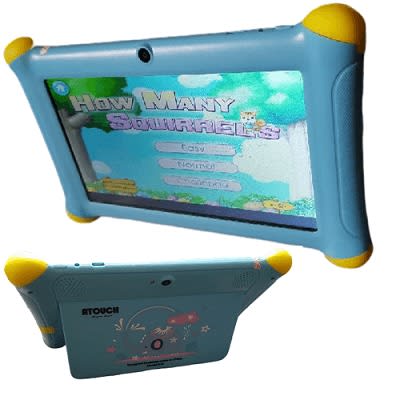 K86, Kids Tablet 7 Inch, Android 6.0, 16gb Rom , 1gb Ram, Plus Free Gifts - Blue