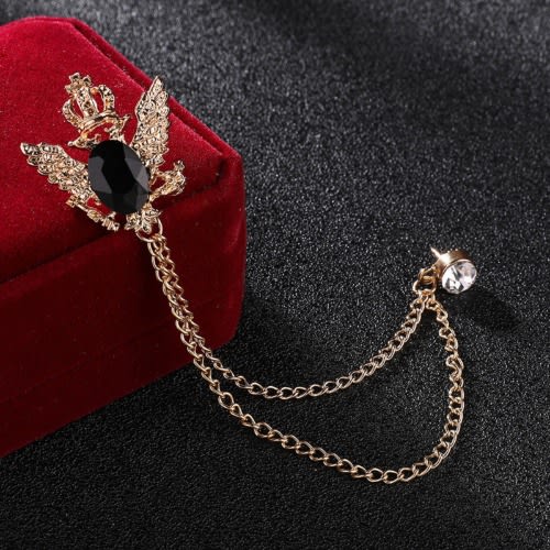 Retro Wing Brooch With Free Pouch -gold