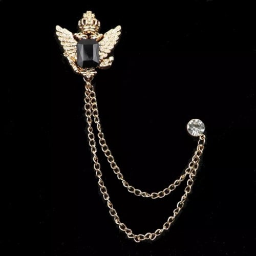 Retro Wing Brooch With Free Pouch -gold